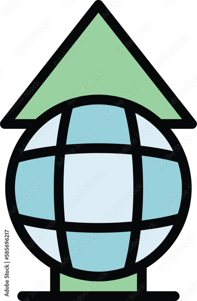 Aufkleber human resources global search icon. outline human resources global search vector icon for web design