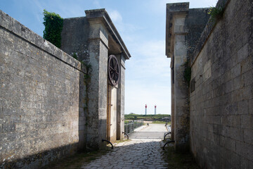 fortifications de l'&icirc;le d'Aix, un pont.