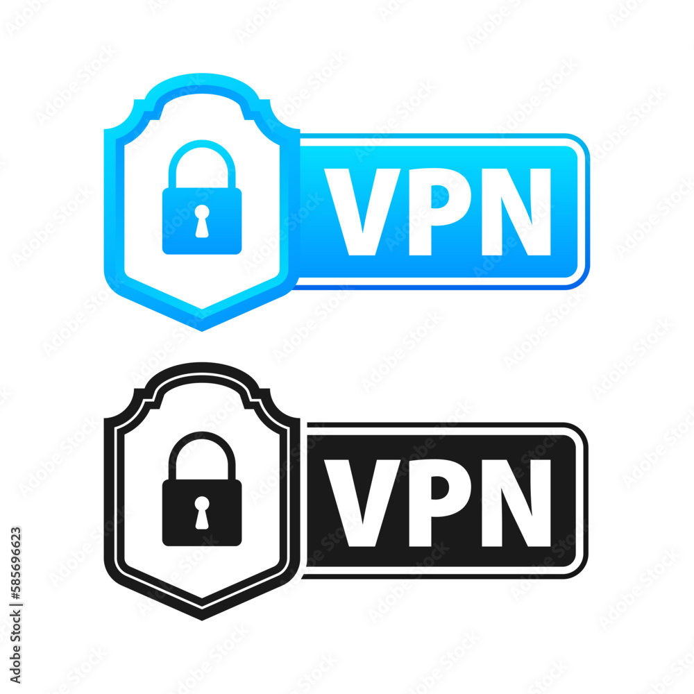 Poster vpn virtual private network connectivity. internet security and privacy