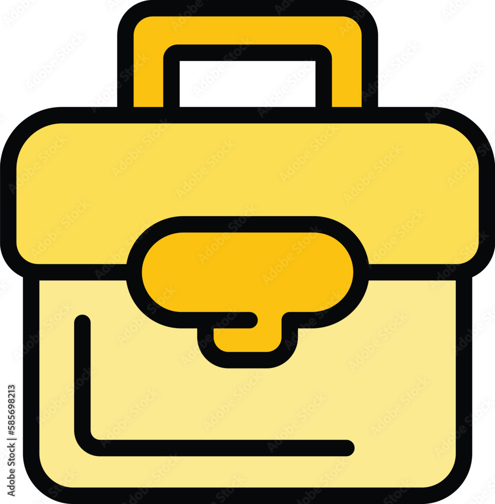 Poster liability briefcase icon. outline liability briefcase vector icon for web design isolated on white b