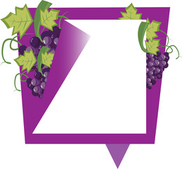 Grape banner design