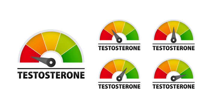 Testosterone level metering scale. Tracking and Managing Your Hormonal Health for Optimal Well-being