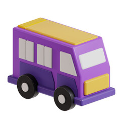 travel car 3d icon