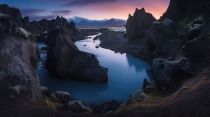 Astonishing island landscape featuring the Northern Lights, winter snow, and mountainous terrain. AI GENERATED.