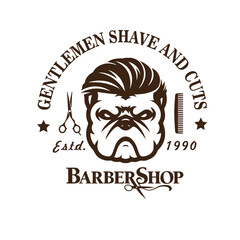 barbershop logo vector illustration