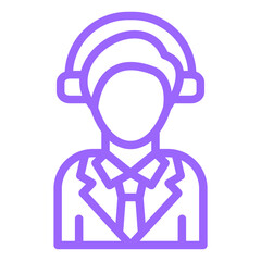 Vector Design Call Center Icon Style