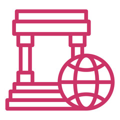 Vector Design Worldwide Banking Icon Style