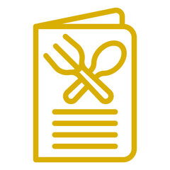Vector Design Menu Card Icon Style