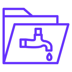 Vector Design Data Leak Icon Style