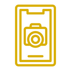 Vector Design Mobile Camera Icon Style