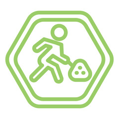 Vector Design Road Work Icon Style