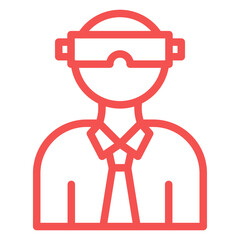 Vector Design Virtual Reality Icon Style