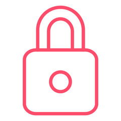 Vector Design Locked Icon Style