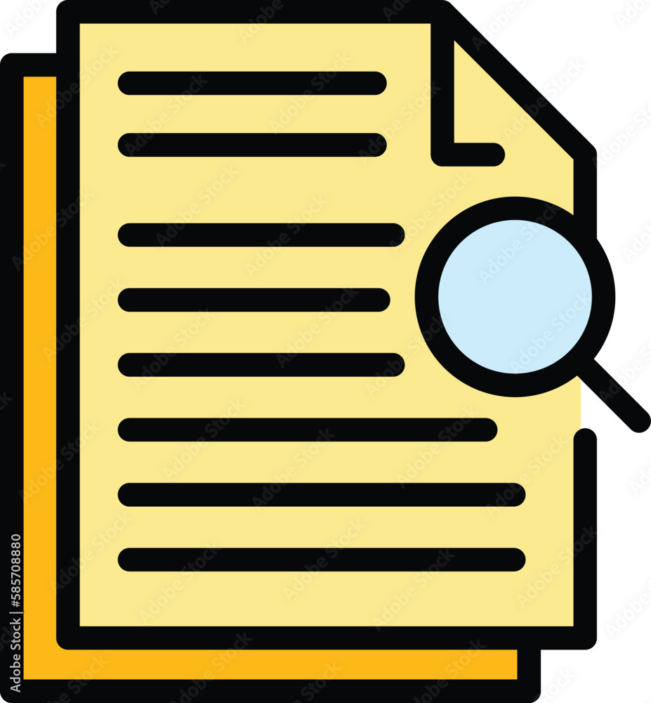 Poster analysis market studies icon. outline analysis market studies vector icon for web design isolated on