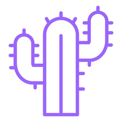 Vector Design Cactus Icon Style