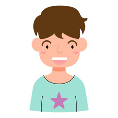 kid avatar smile illustration