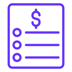 Vector Design Price List Icon Style