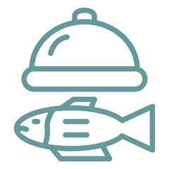 Vector Design Seafood Icon Style