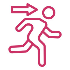 Vector Design Exit Icon Style