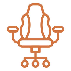 Vector Design Chair Icon Style