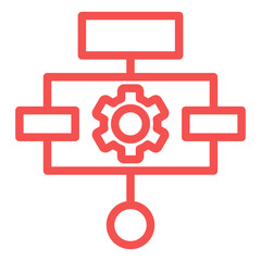 Vector Design Algorithm Icon Style