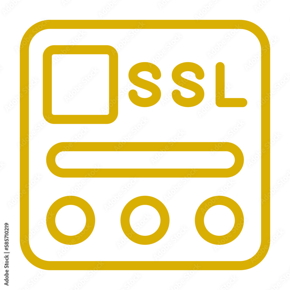 Poster Vector Design SSL File Icon Style