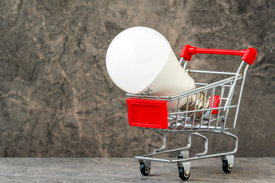 Light Bulb In The Shopping Cart