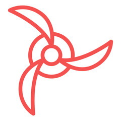 Vector Design Propeller Icon Style © designing ocean