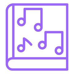 Vector Design Music Education Icon Style