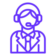 Vector Design Customer Service Icon Style