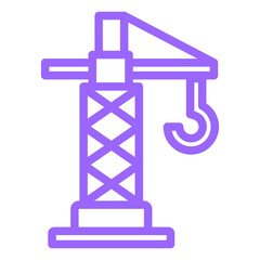 Vector Design Crane Machine Icon Style