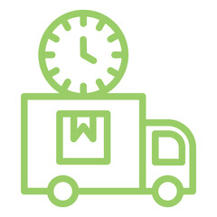 Vector Design Delivery Schedule Icon Style
