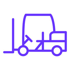 Vector Design Forklift Icon Style