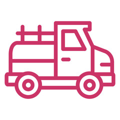 Vector Design Pickup Truck Icon Style
