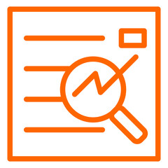 Vector Design Research Icon Style