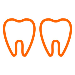 Vector Design Teeth Icon Style