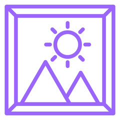 Vector Design Picture Icon Style