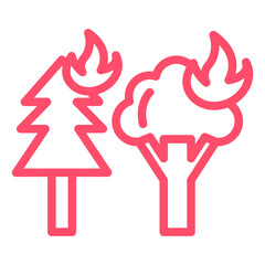 Vector Design Wildfire Icon Style