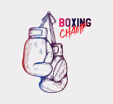 Boxing gloves sign, vector Boxing gloves, Boxing gloves picture, Boxing gloves illustration