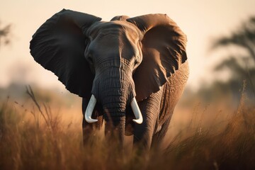 Fototapeta na wymiar elephant, generative AI