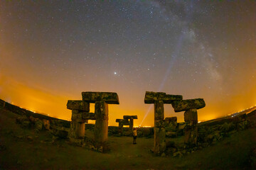 Blaundus was a Roman episcopal city located in the Uşak province of Turkey. Photographs of stars...