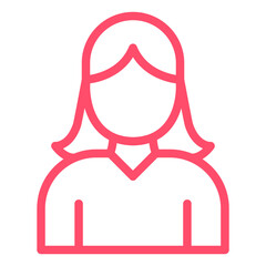 Vector Design Girl Icon Style