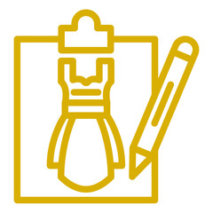Vector Design Dress Sketch Icon Style