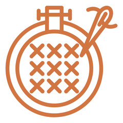 Vector Design Needlework Icon Style