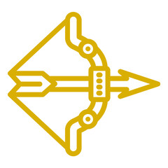 Vector Design Archery Icon Style