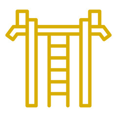 Vector Design Gym Hand Bar Icon Style