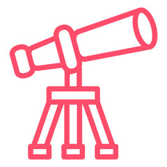 Vector Design Telescope Icon Style