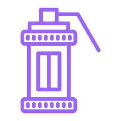 Vector Design Smoke Grenade Icon Style