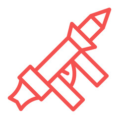 Vector Design Bazooka Icon Style