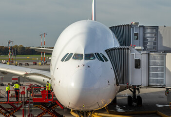 Preflight-check of a passenger aircraft before departure